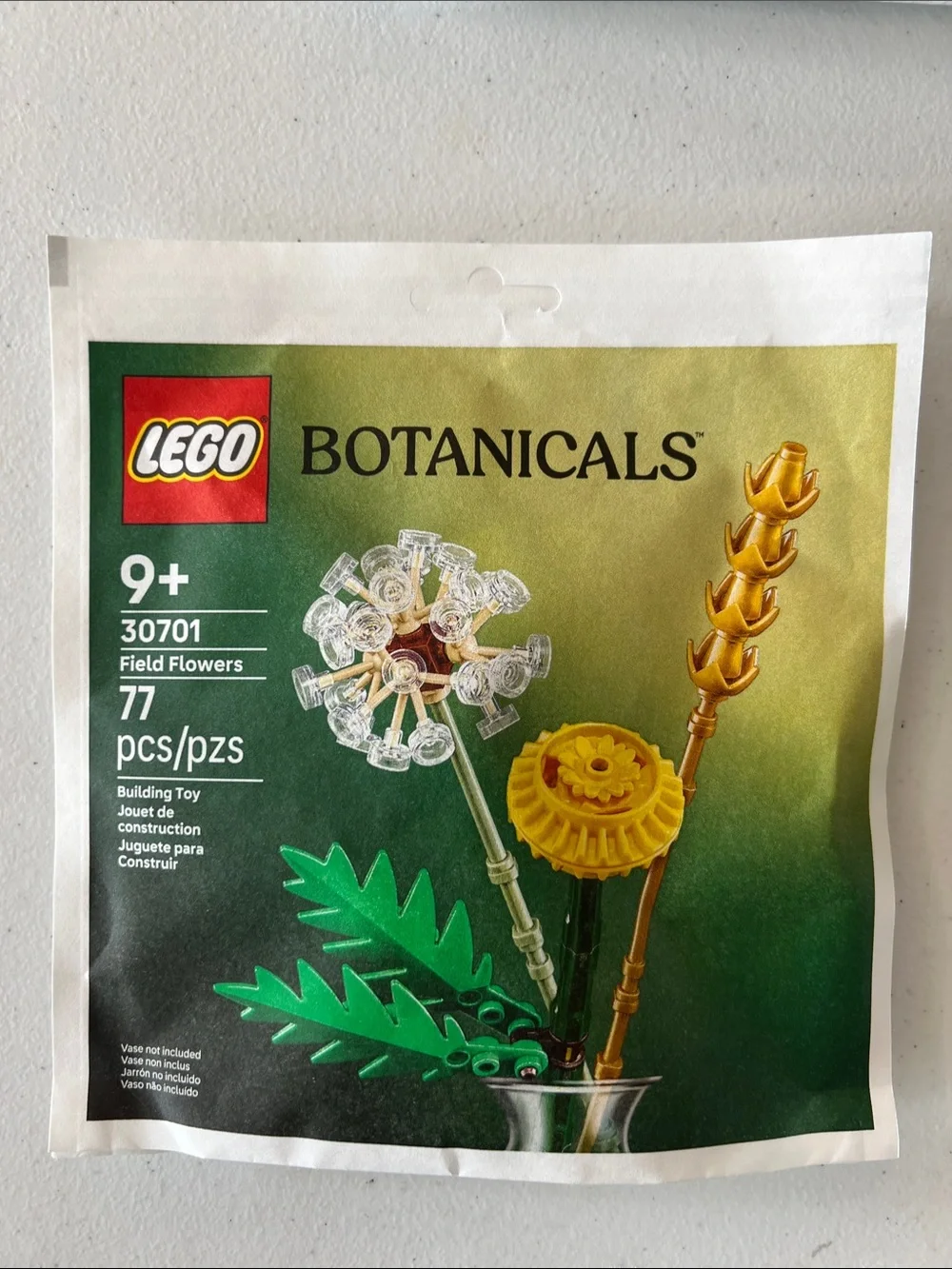 Lego 30701 Botanicals Field Flowers 77 pieces *Lot Of 4 New in Sealed Paper Bags